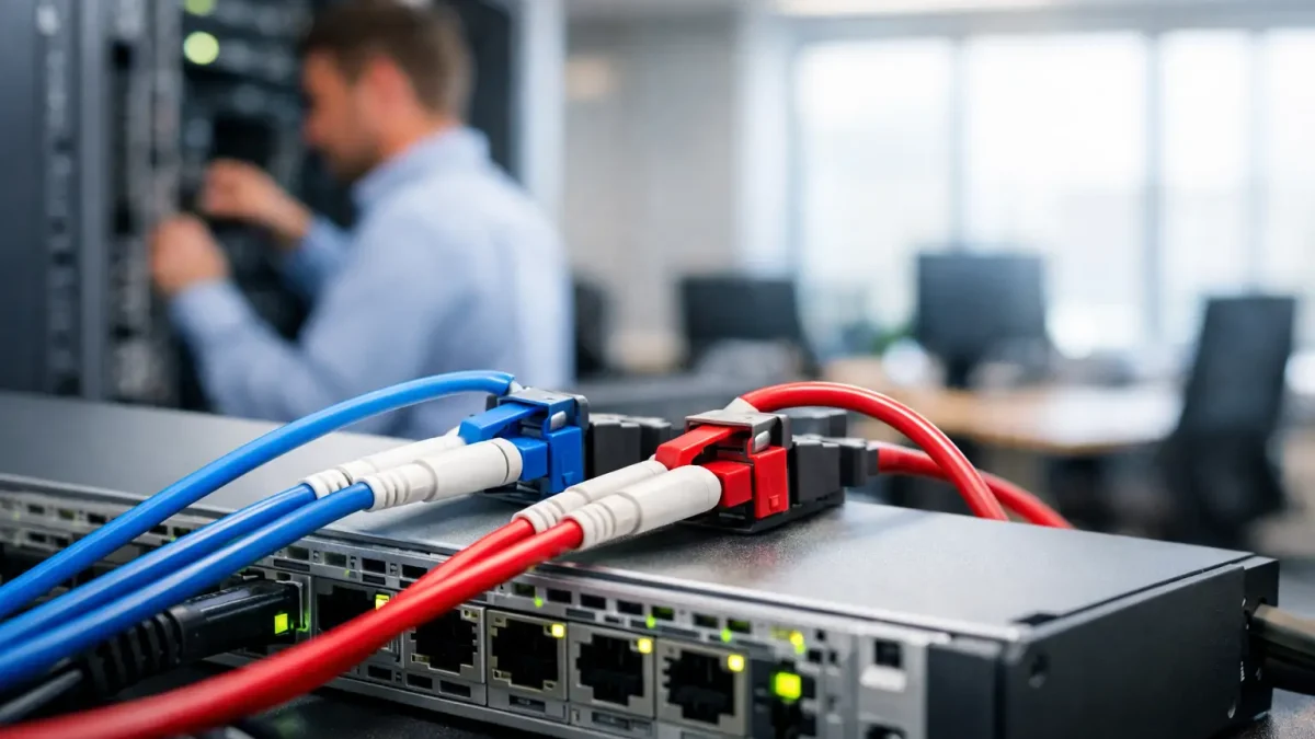 Installer une fibre pro redondante en entreprise