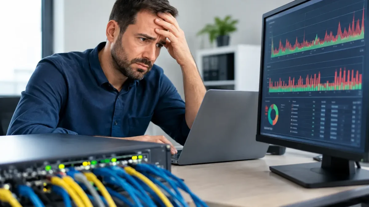 Signes d’un réseau informatique saturé : 8 alertes