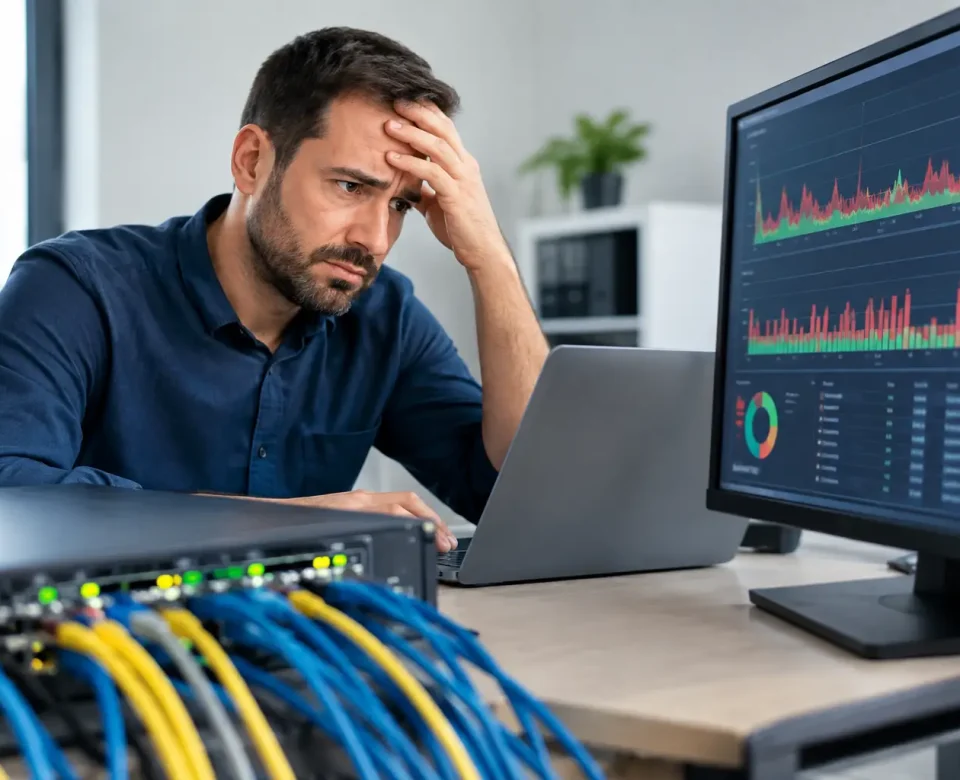 Signes d’un réseau informatique saturé : 8 alertes