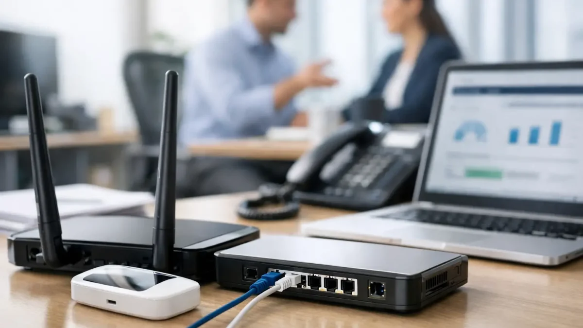 Solutions internet de secours en entreprise